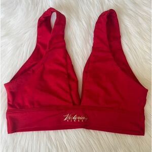Victoria's Secret Red Plunge Bralette